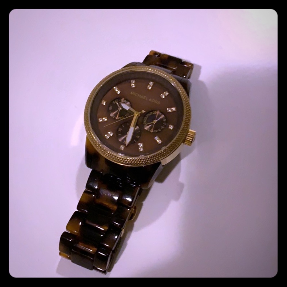 Michael Kors Tortoise Watch